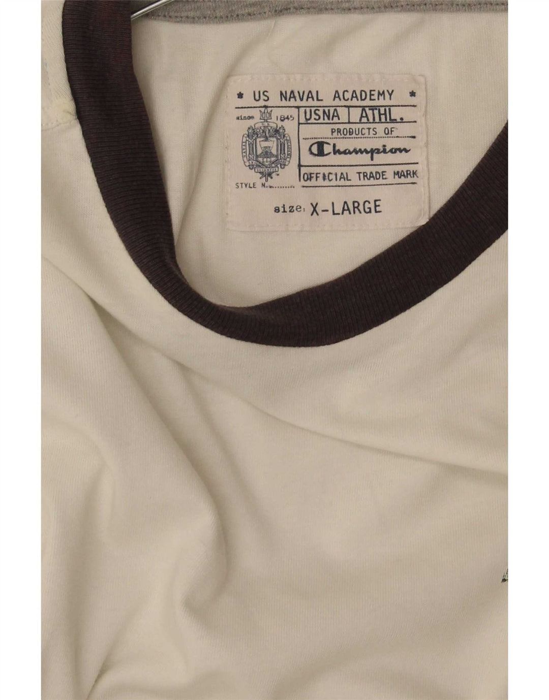 Champion Herre Grafisk T-Shirt Top XL Hvid Colourblock
