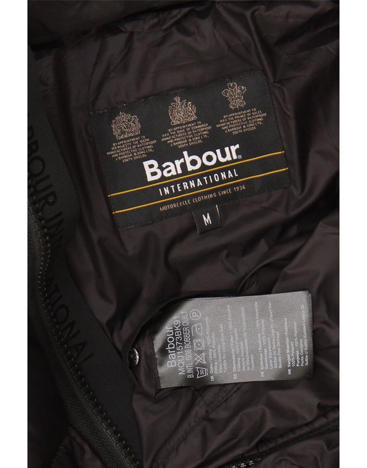 Barbour Herre hættepolstret jakke UK 38 Medium Sort Polyamid