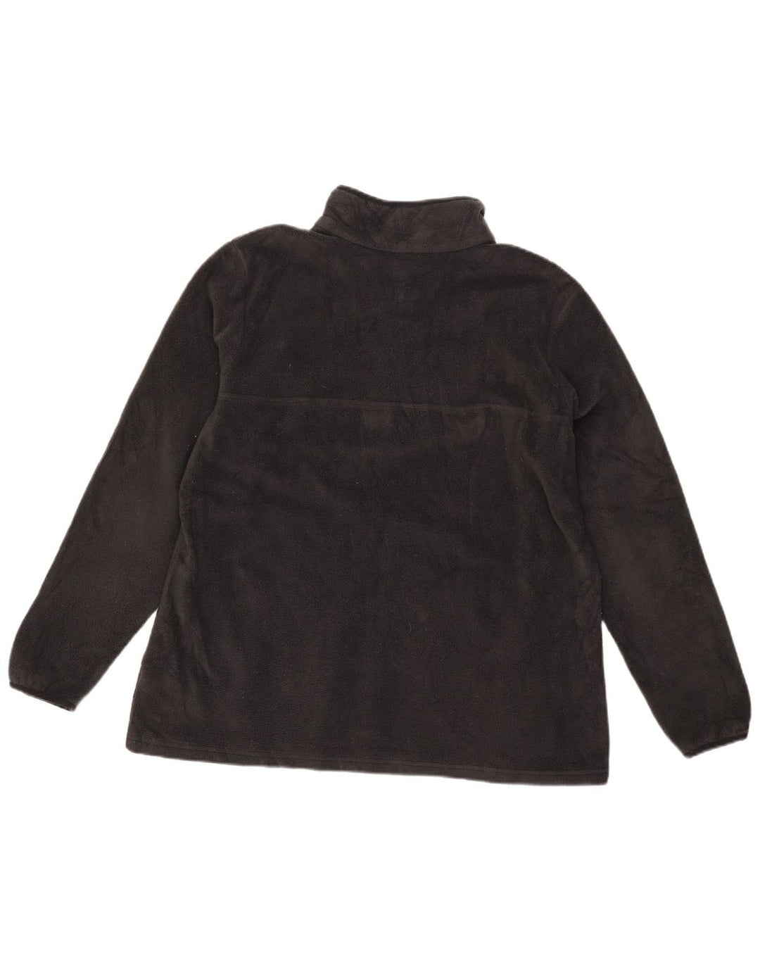 Columbia Womens Button Neck Fleece Jumper UK 18 XL Grå Polyester