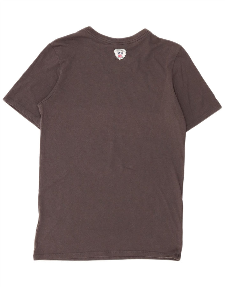 Nike Herre Dri Fit grafisk T-shirt top lille sort bomuld