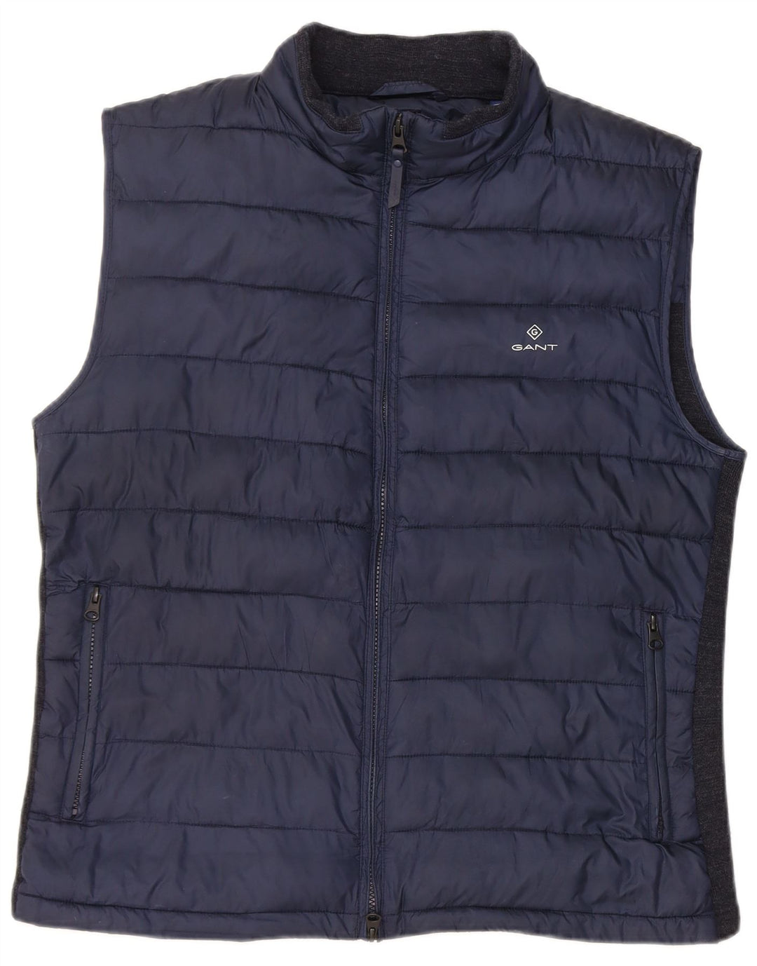 GANT Dame Polstret Gilet UK 16 Large Navy Blue