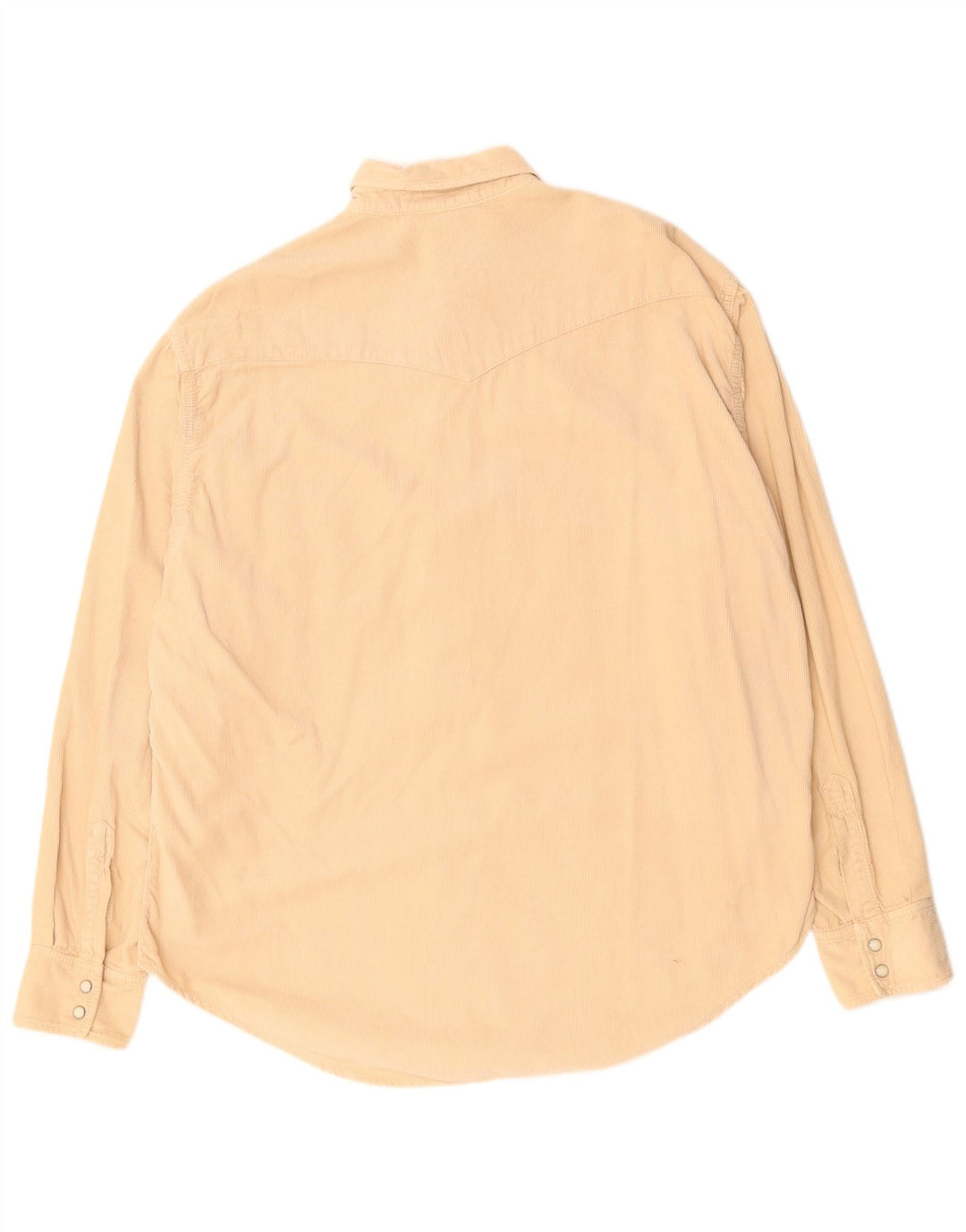 Levi's Herre fløjlsskjorte XL Beige Bomuld