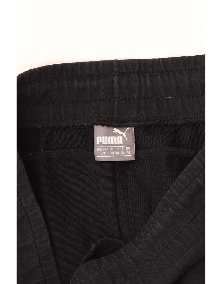 Puma Dame Cargo Træningsdragt Bukser UK 14 Large Sort