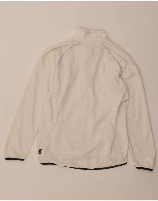 Adidas Dame Clima 365 Fleecejakke UK 14 Medium White Polyester