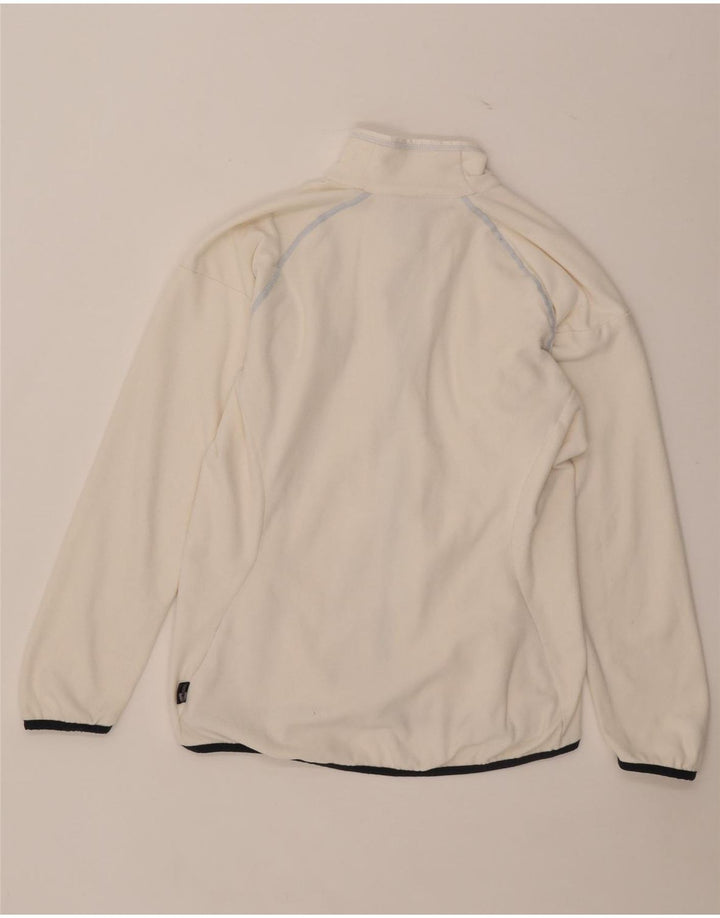 Adidas Dame Clima 365 Fleecejakke UK 14 Medium White Polyester