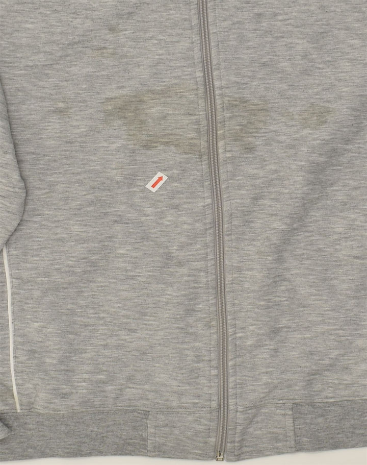 ASICS Mens Tracksuit Top Jacket XL Grey Cotton | Vintage Asics | Thrift | Second-Hand Asics | Used Clothing | Messina Hembry 