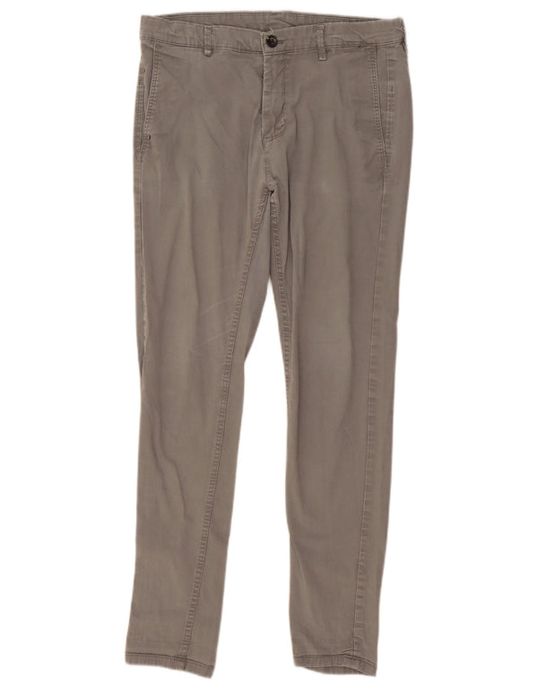 Zara Herre Slim Chino Bukser EU 40 Medium W31 L29 Grå