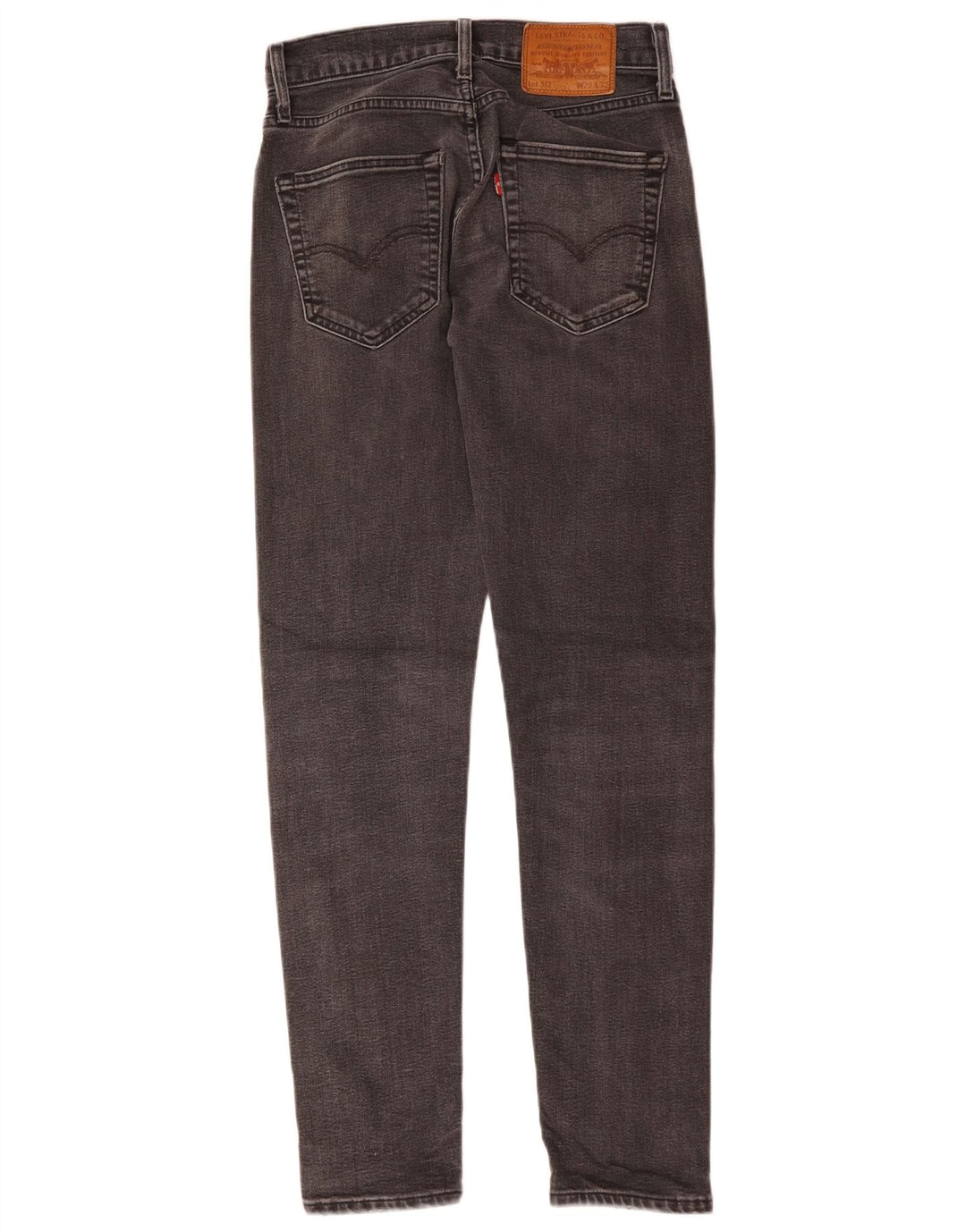 LEVI'S Herre 512 Slim Tapered Jeans W29 L32 Grå Bomuld