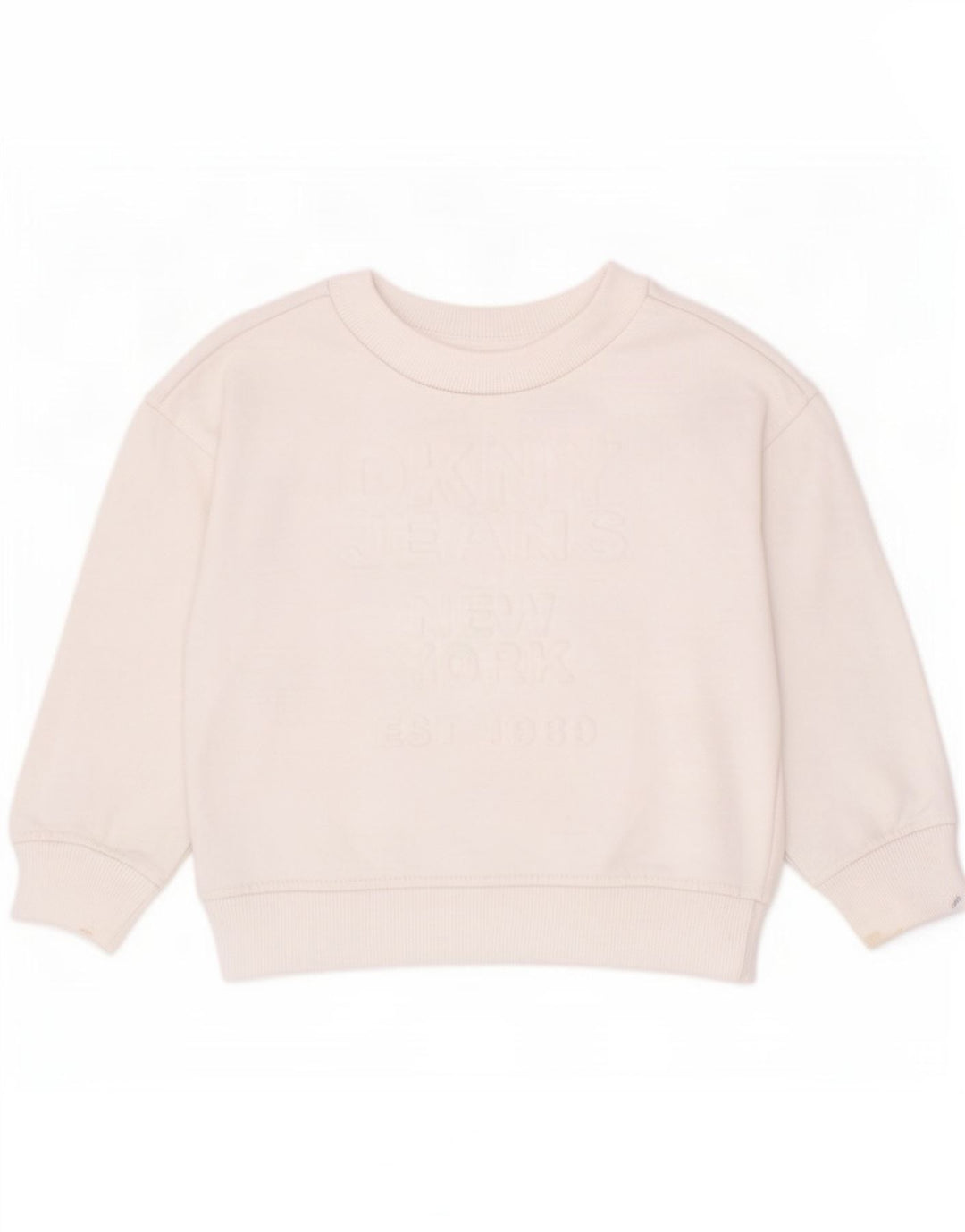 Dkny Boys Graphic Sweatshirt Jumper 2-3 År Hvid Bomuld