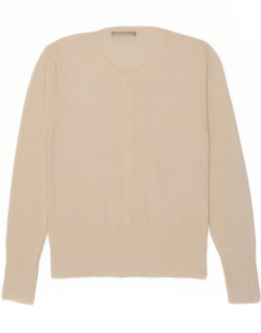Oasis Dame Cardigan Sweater UK 12 Medium White