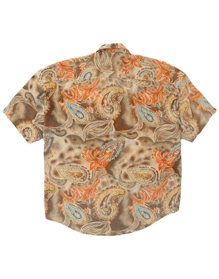 SOUTHWEST Kortærmet Herreskjorte Størrelse 39/40 Medium Flerfarvet Paisley