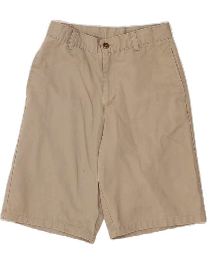 IZOD Womens Bermuda Chino Shorts US 6 Medium W25  Beige Cotton Vintage Izod and Second-Hand Izod from Messina Hembry 