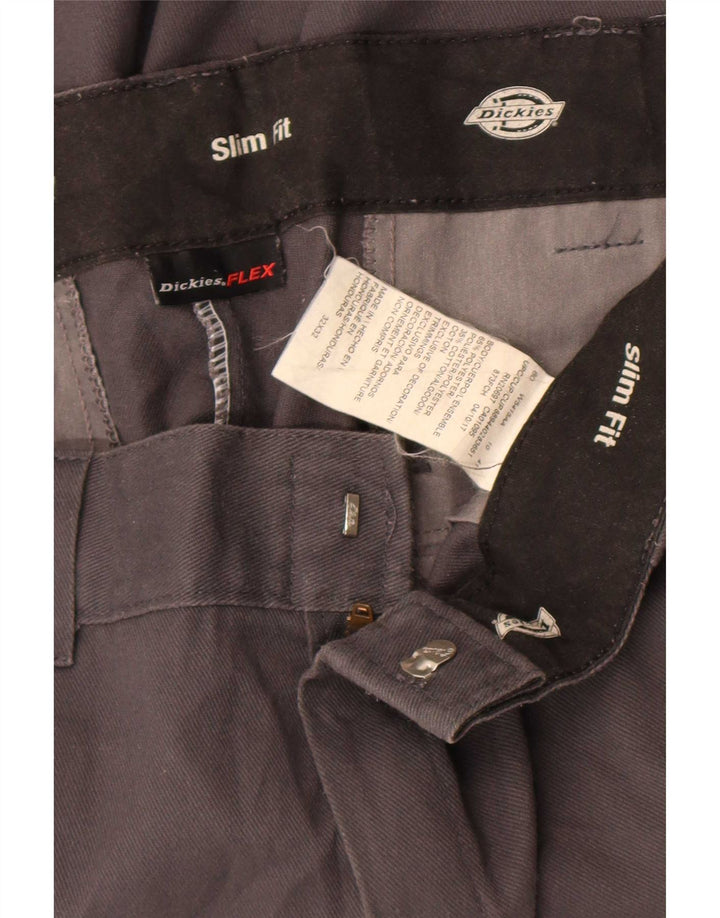 Dickies Herre Slim Fit Chino Bukser W32 L32 Grå Polyester