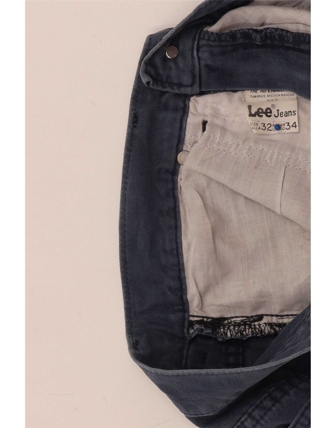 Lee Dame denimshorts W32 Stor Blå Bomuld