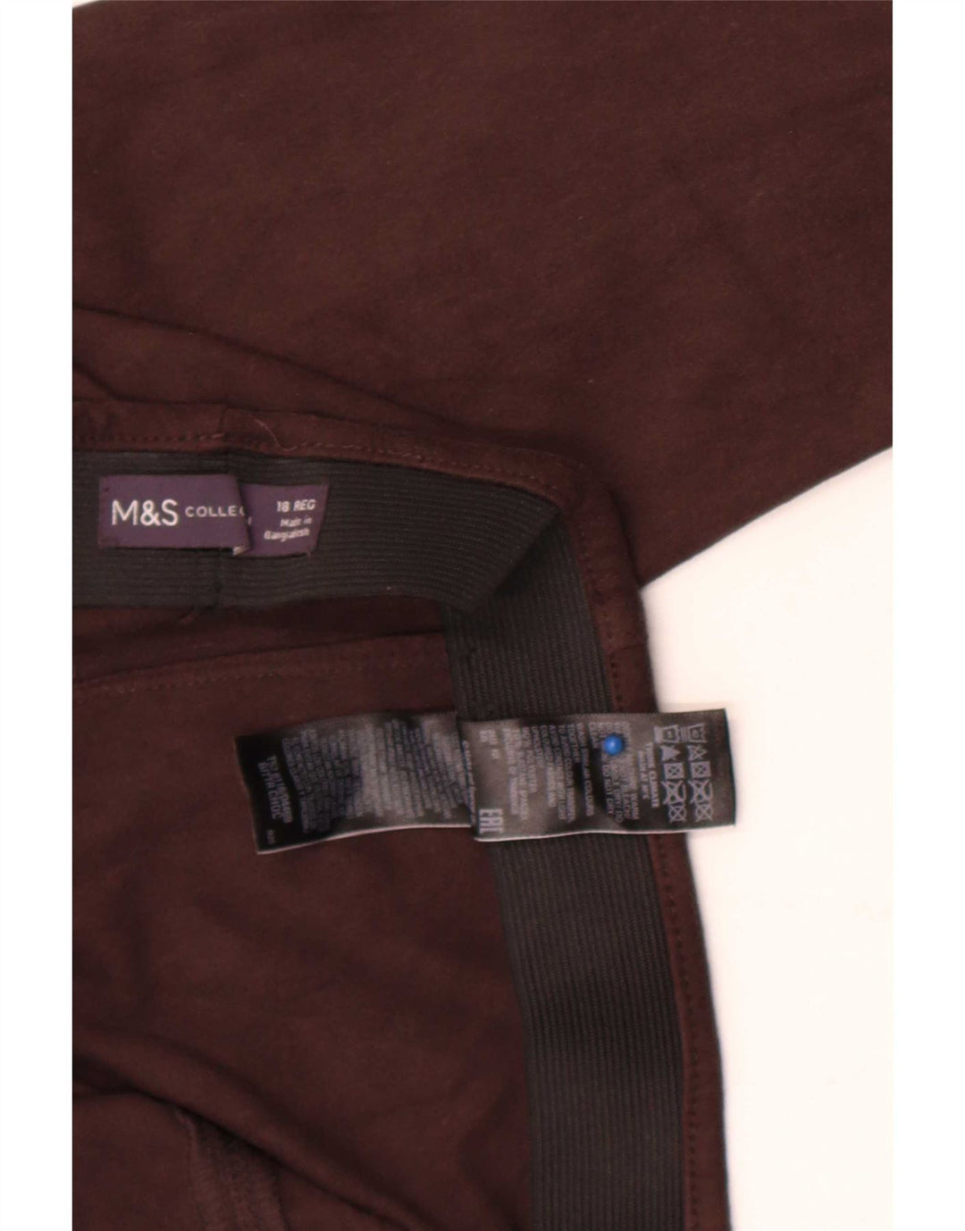 Marks & Spencer Womens Leggings UK 18 XL Brun Polyester