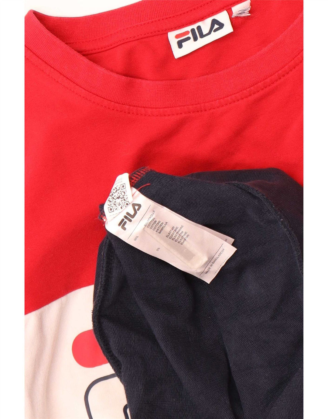 Fila Herre grafisk sweatshirt Jumper Lille flerfarvet Colourblock Bomuld