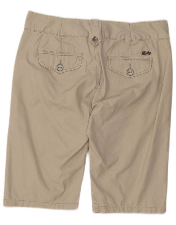 Replay Womens Chino Shorts W28 Medium Beige Cotton
