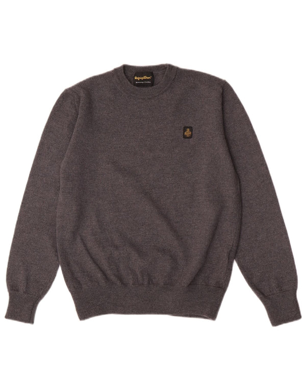Refrigiwear drenge sweater med rund hals 11-12 år mellemgrå uld