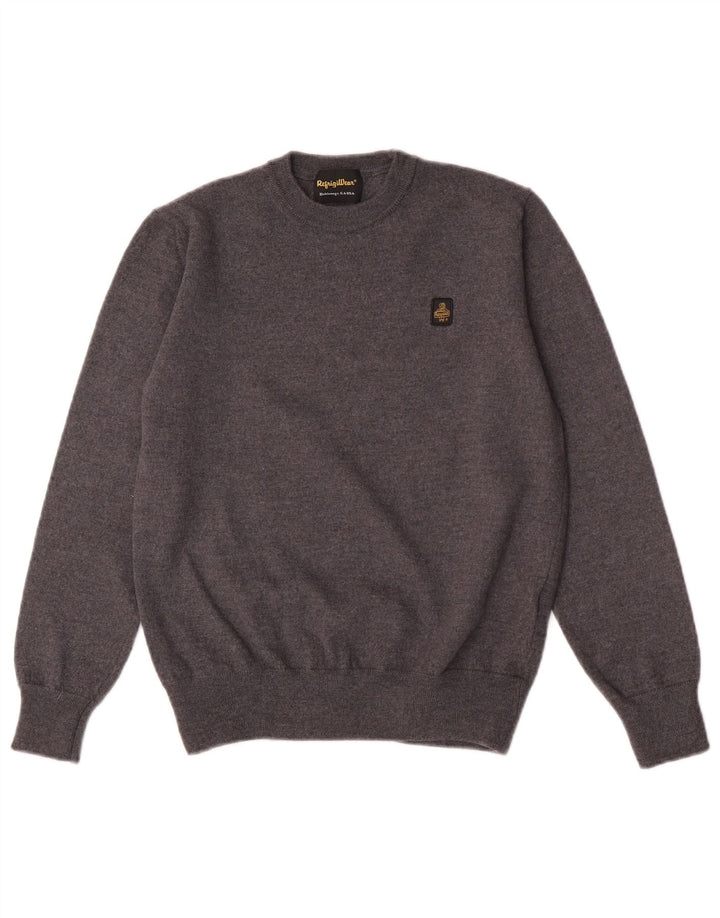 Refrigiwear drenge sweater med rund hals 11-12 år mellemgrå uld
