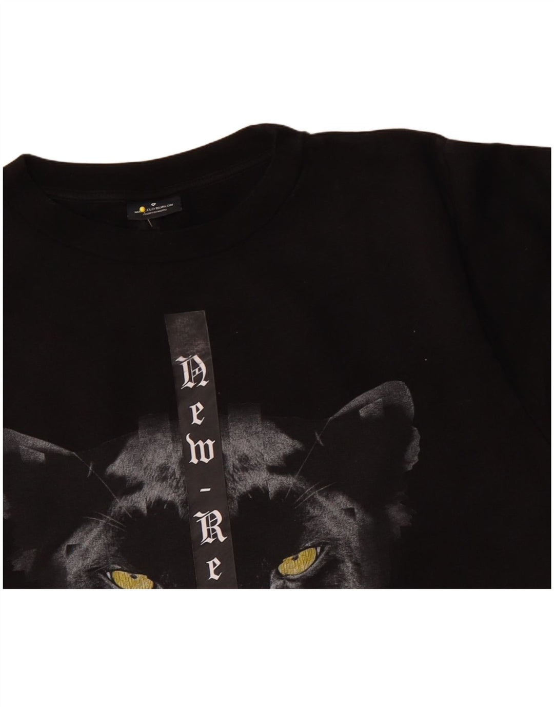 Marcelo Burlon Herre grafisk sweatshirt jumper lille sort bomuld