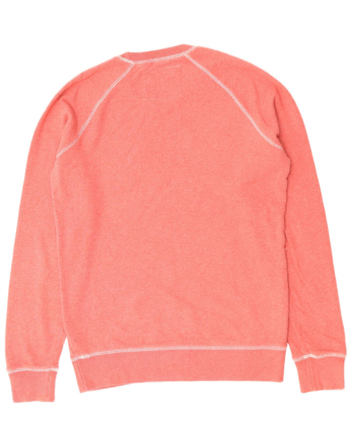 JACK WILLS Herre Grafisk Sweatshirt Jumper Medium Rød Bomuld