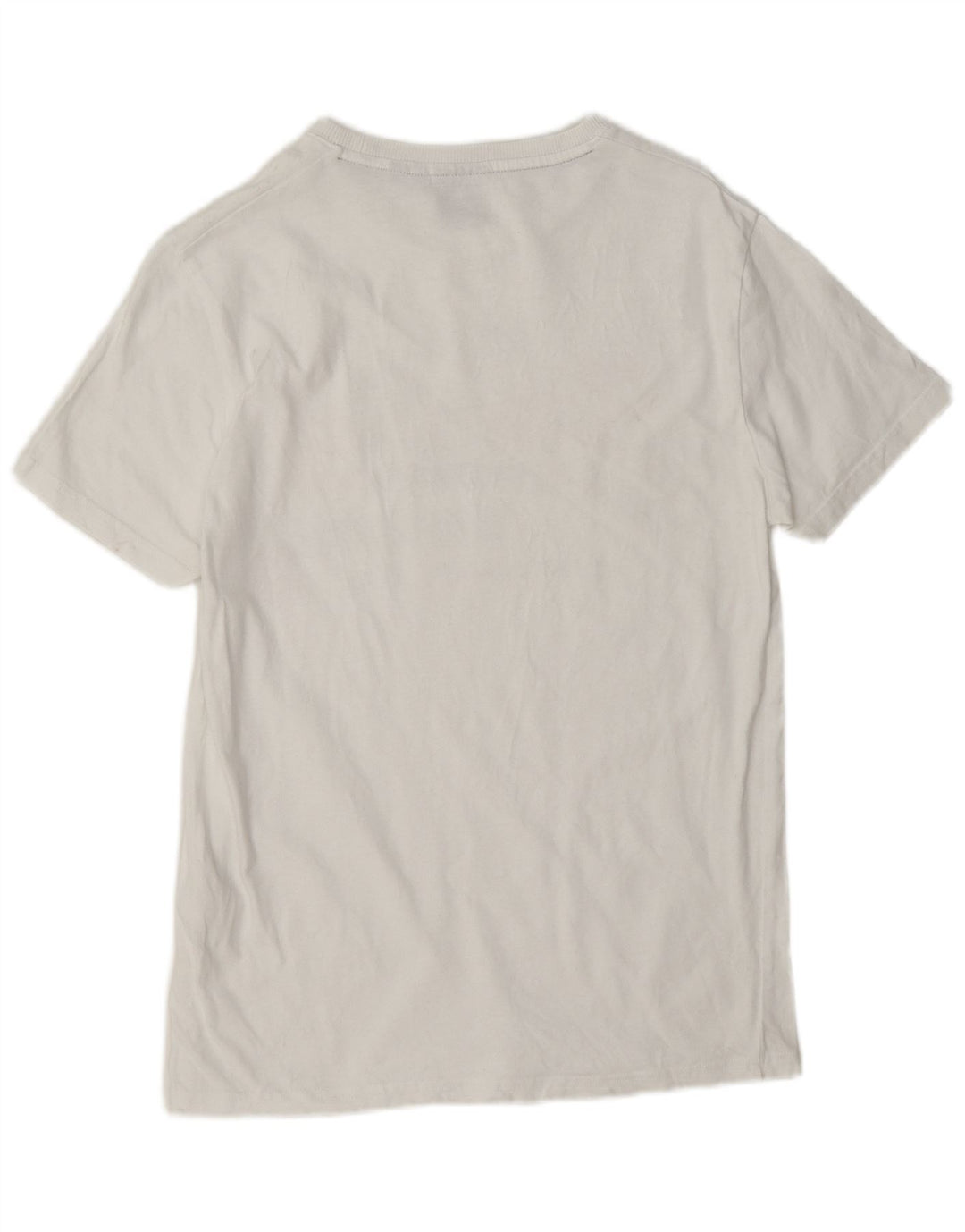 Superdry Grafisk T-shirt til mænd, medium hvid bomuld