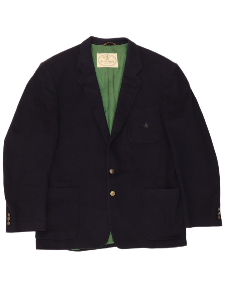 Brooksfield Herre 2-knaps blazerjakke UK 38 Medium Navy Blue