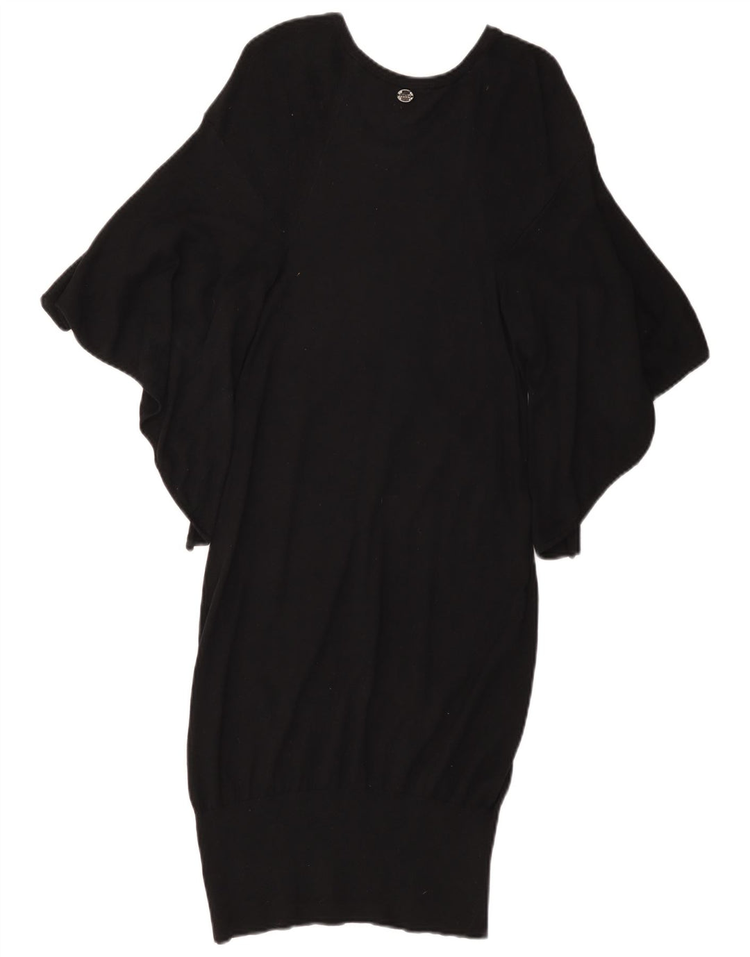Liu Jo Womens Batwing Jumper Dress UK 10 Small Black