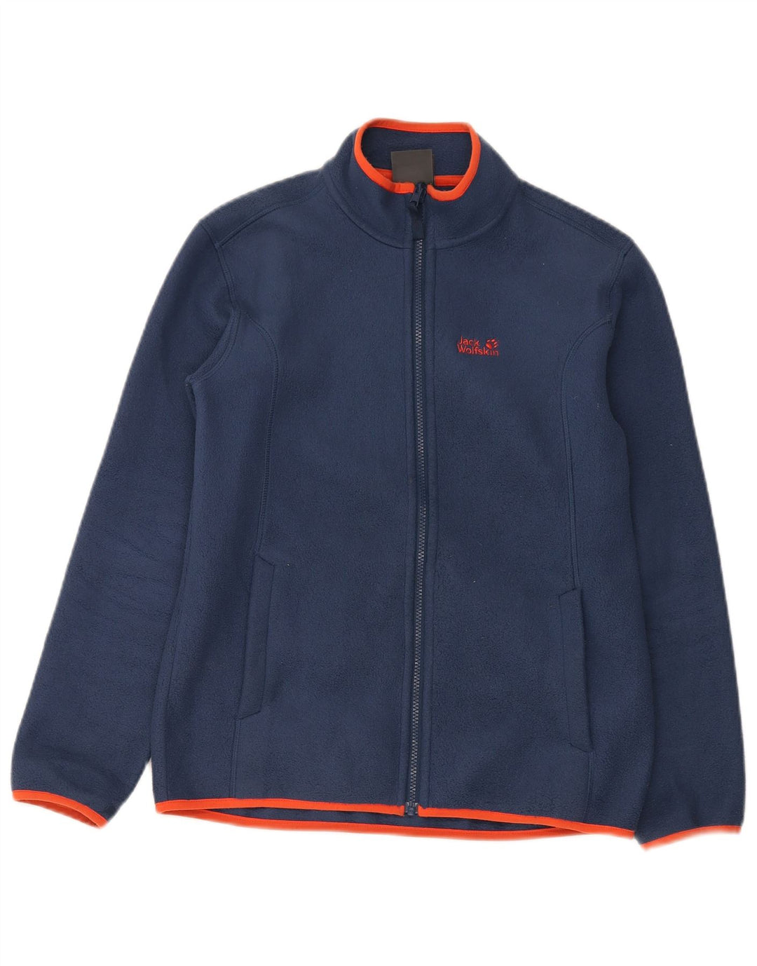 Jack Wolfskin Boys Liner Fleecejakke 13-14 år Navy Blue Polyester