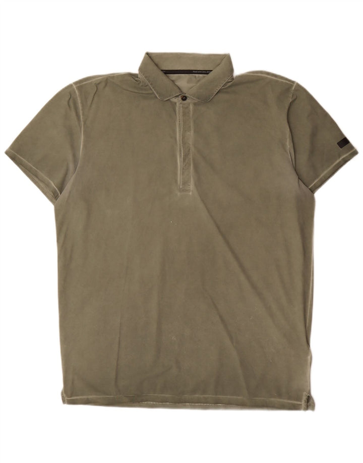 Reebok Polo Shirt til mænd IT 54 XL Khaki Polyamid