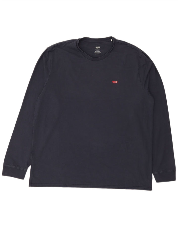 Levi's Standard Top Langærmet XL Marineblå Bomuld
