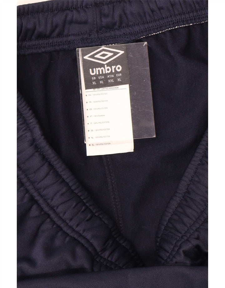 Umbro Herre Grafisk træningsdragt Bukser Joggers XL Navy Blue Polyester