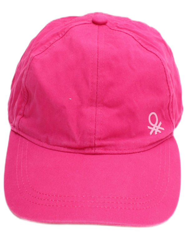 United Colors of Benetton Girls baseballkasket 7-8 år Pink Bomuld