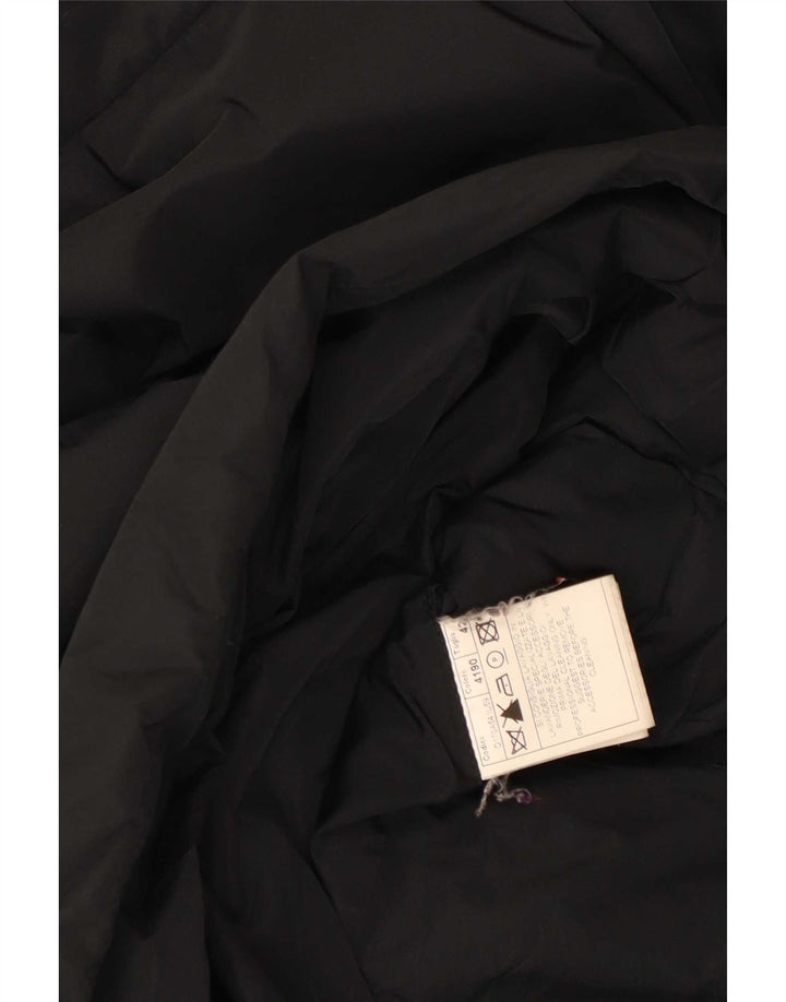 Ermanno Scervino Polstret Frakke IT 42 Medium Sort Polyester til kvinder