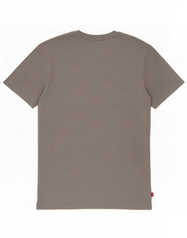 Levi's Herre grafisk T-shirt top mellemgrå flækket bomuld