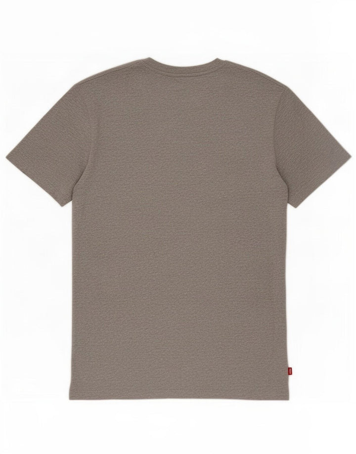 Levi's Herre grafisk T-shirt top mellemgrå flækket bomuld