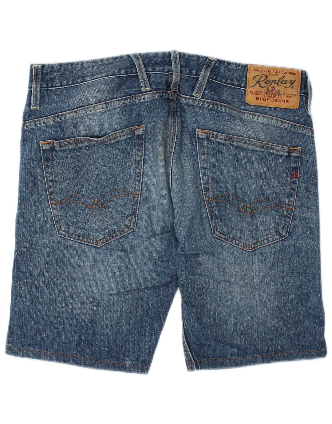 Replay Herre Jeto Denim Shorts W32 Large Blue