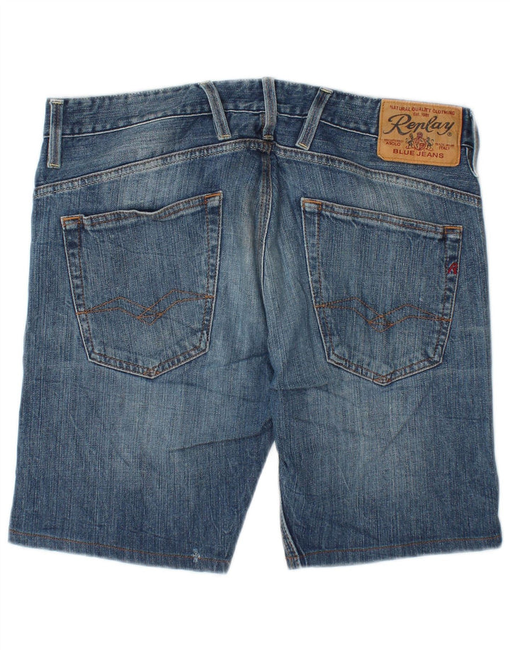 Replay Herre Jeto Denim Shorts W32 Large Blue