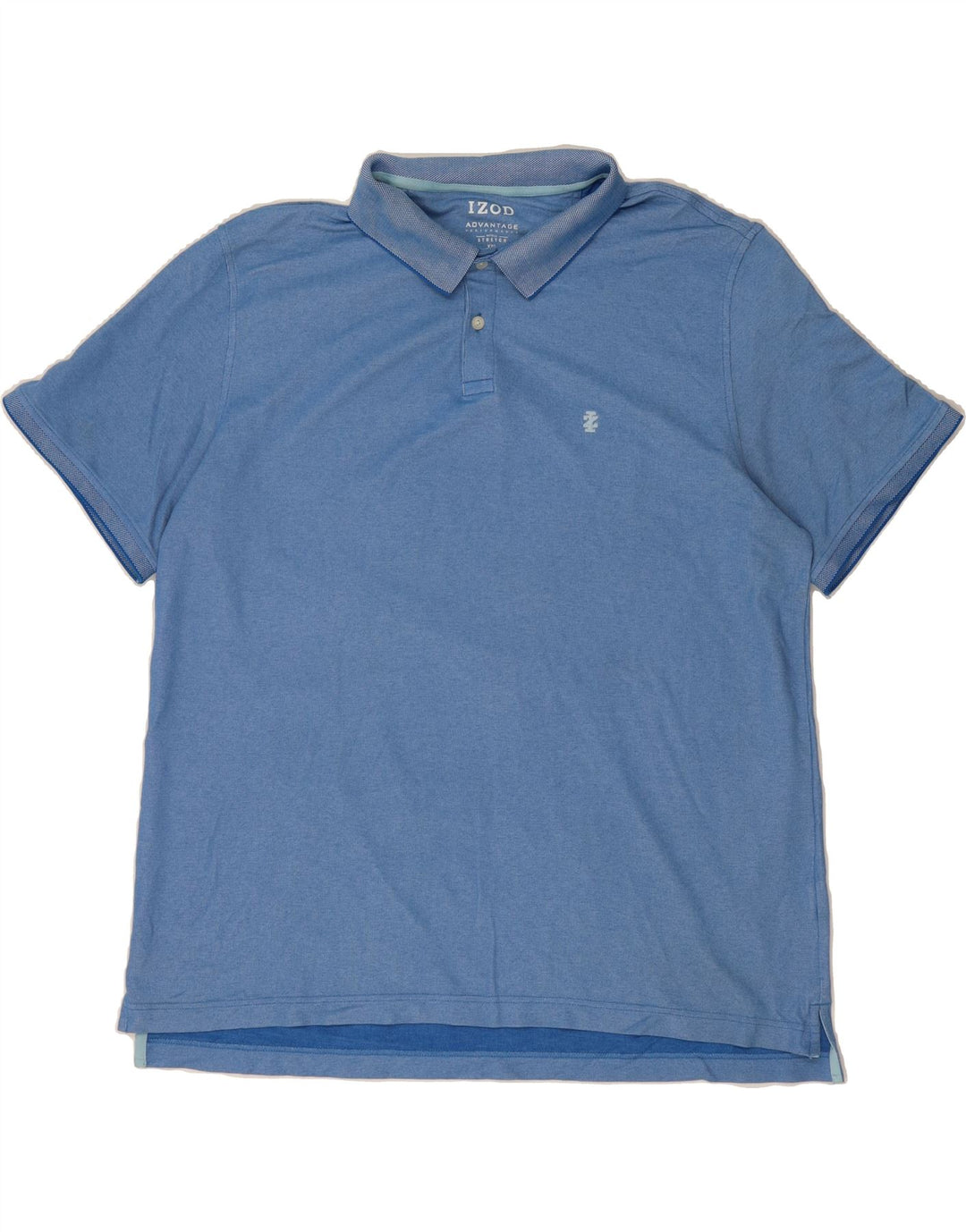 IZOD Mens Polo Shirt 2XL Blue Cotton Vintage Izod and Second-Hand Izod from Messina Hembry 