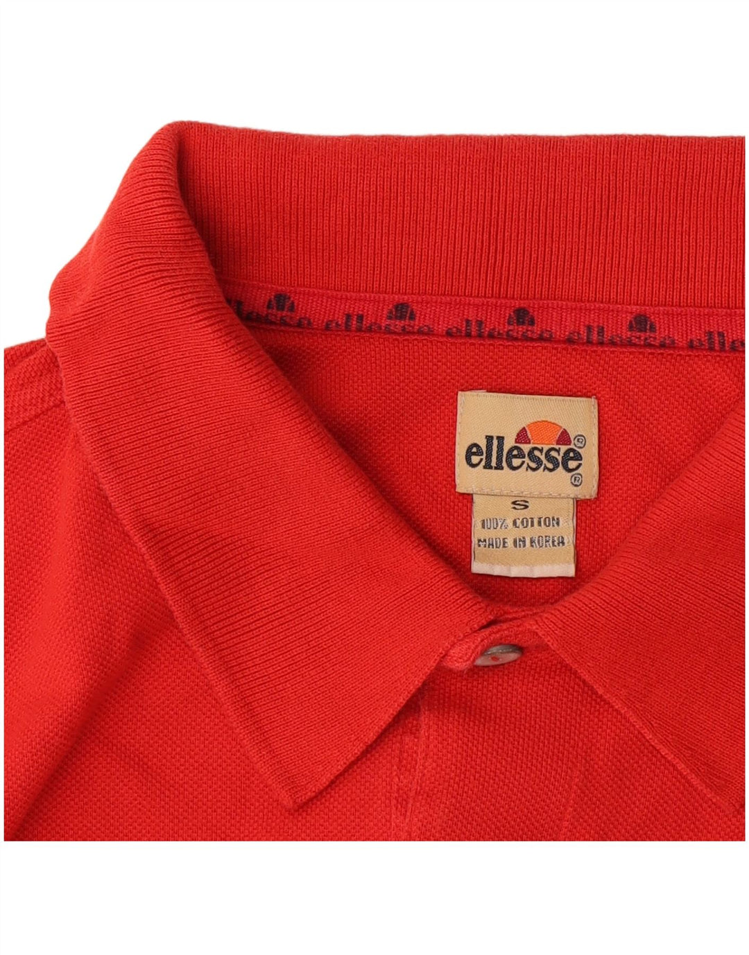 Ellesse Herre Polo Shirt Lille Orange Bomuld