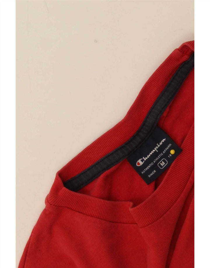 Champion Herre Top Langærmet Medium Rød Colourblock