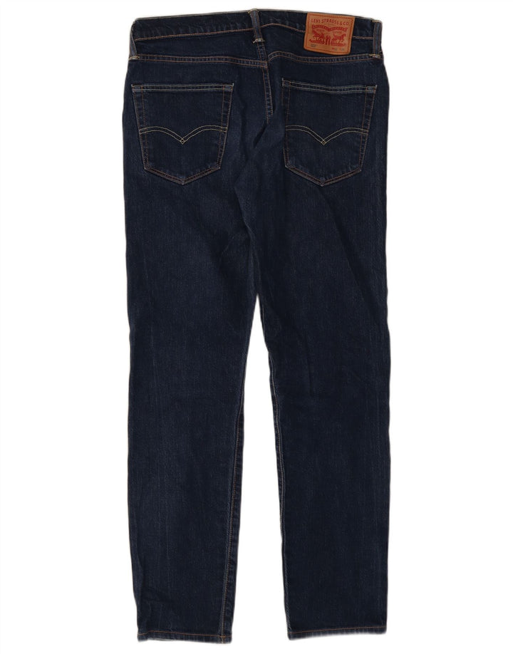 Levi's Herre 502 tilspidsede jeans W32 L30 blå bomuld