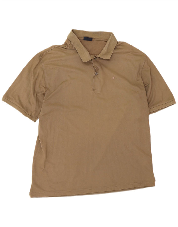 CHAMPION Polo skjorte til mænd 2XL brun bomuld