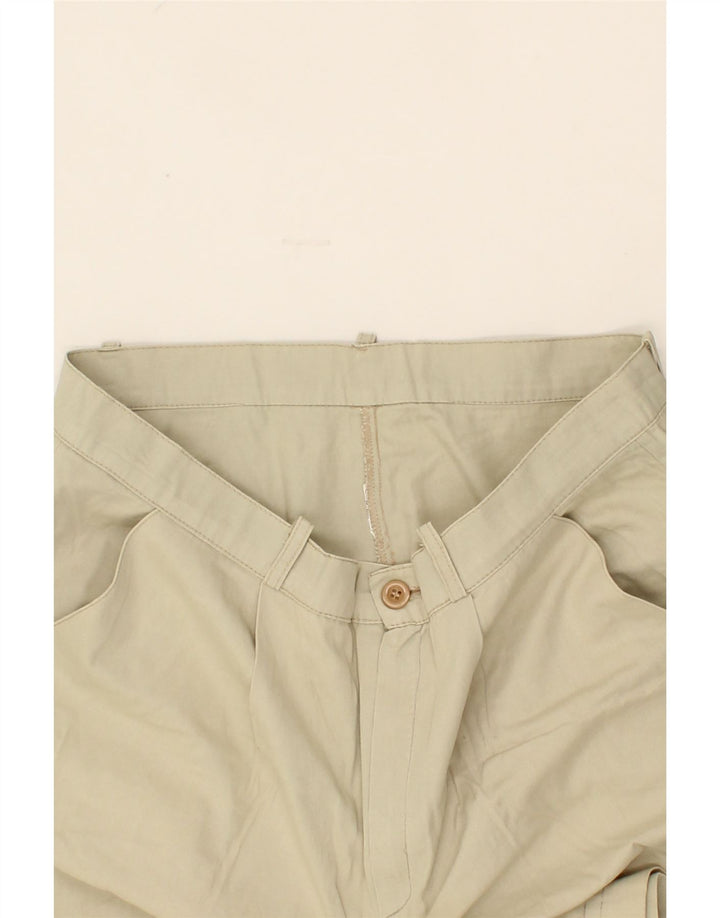 VINTAGE Womens Chino Shorts W32 Large Beige Vintage Vintage and Second-Hand Vintage from Messina Hembry 