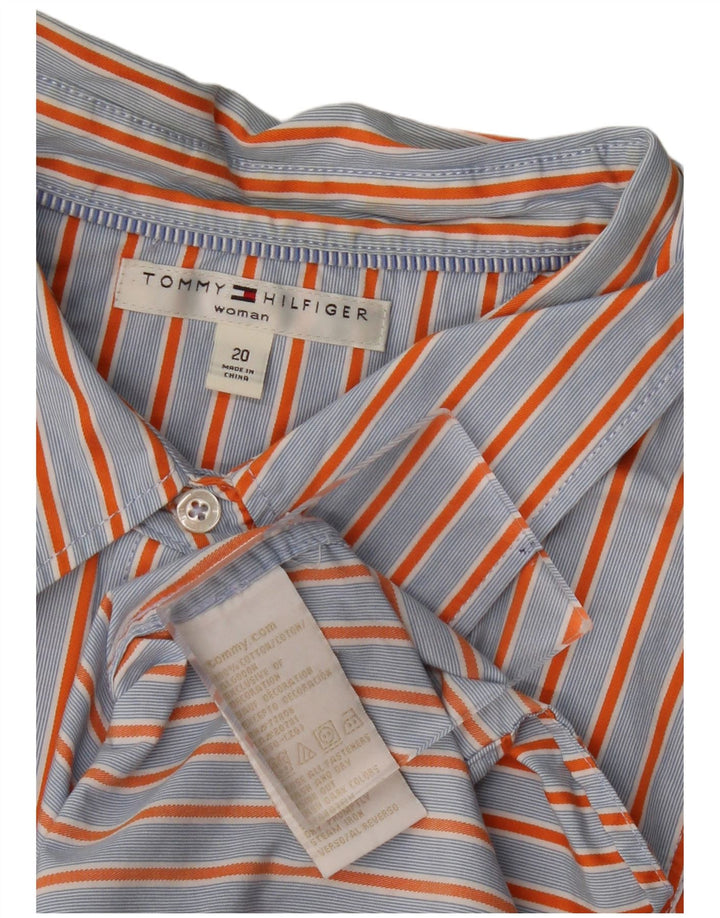 TOMMY HILFIGER Dameskjorte US 20 3XL blåstribet bomuld