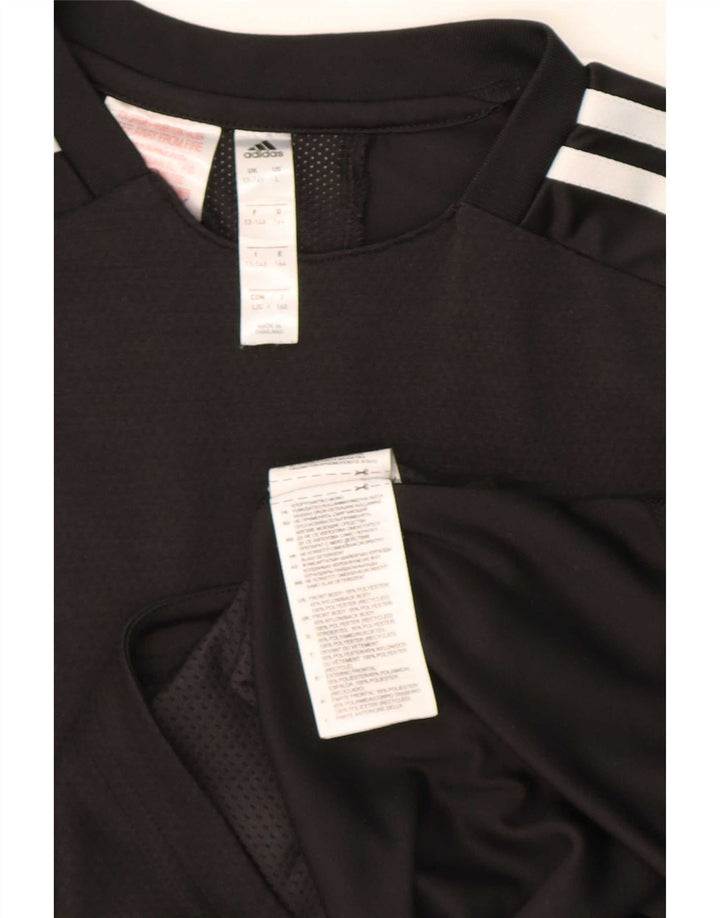 Adidas Boys Climalite T-Shirt Top 13-14 år Sort Polyester