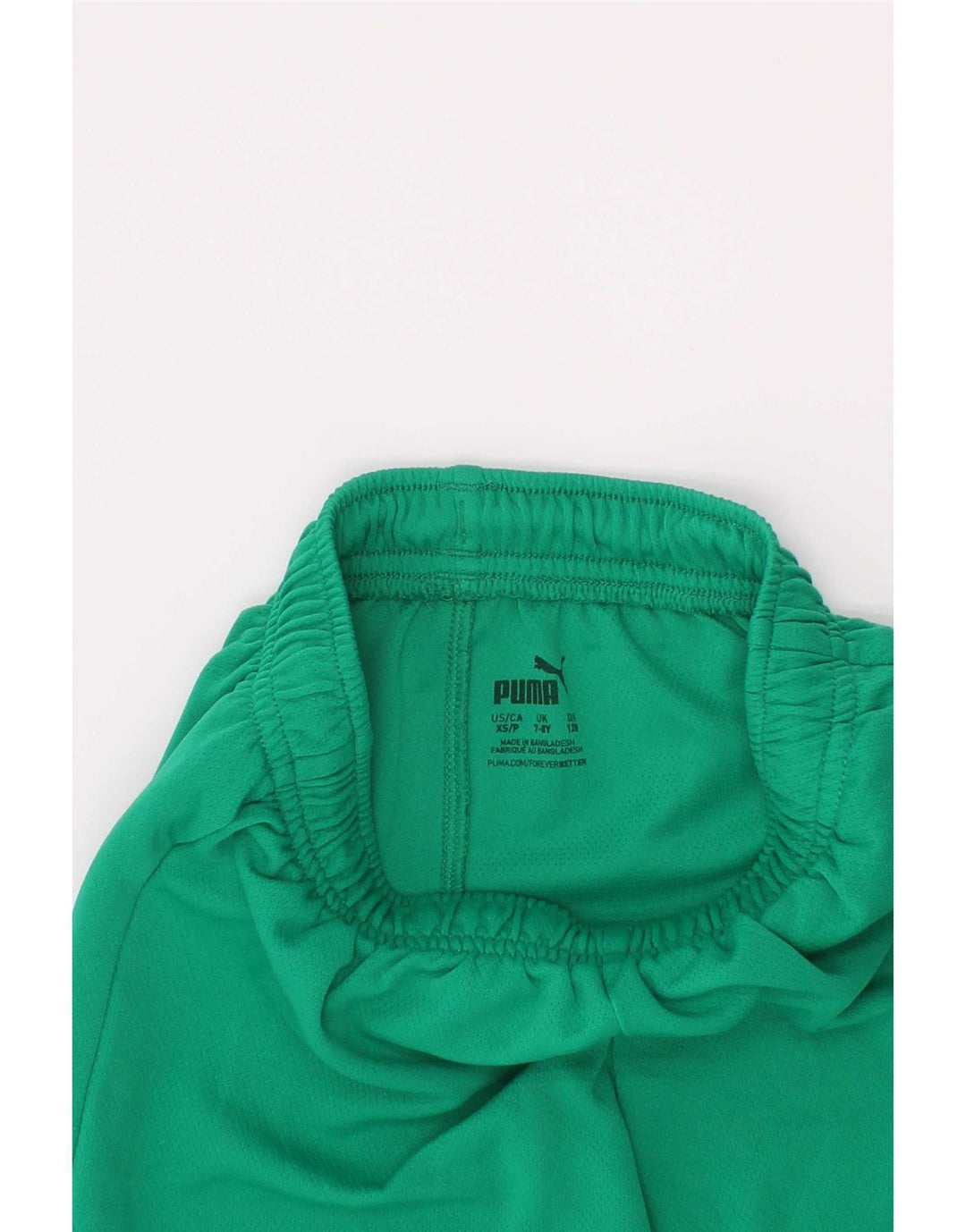 Puma Boys Sports Shorts 7-8 År Grøn Polyester