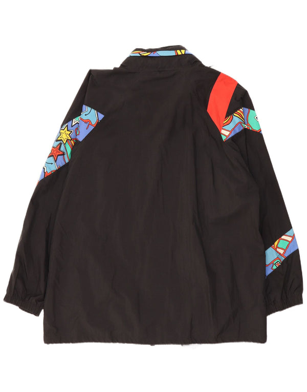 KILLTEC Herre Windbreaker Jacket UK 42 XL Sort Colourblock Polyamid