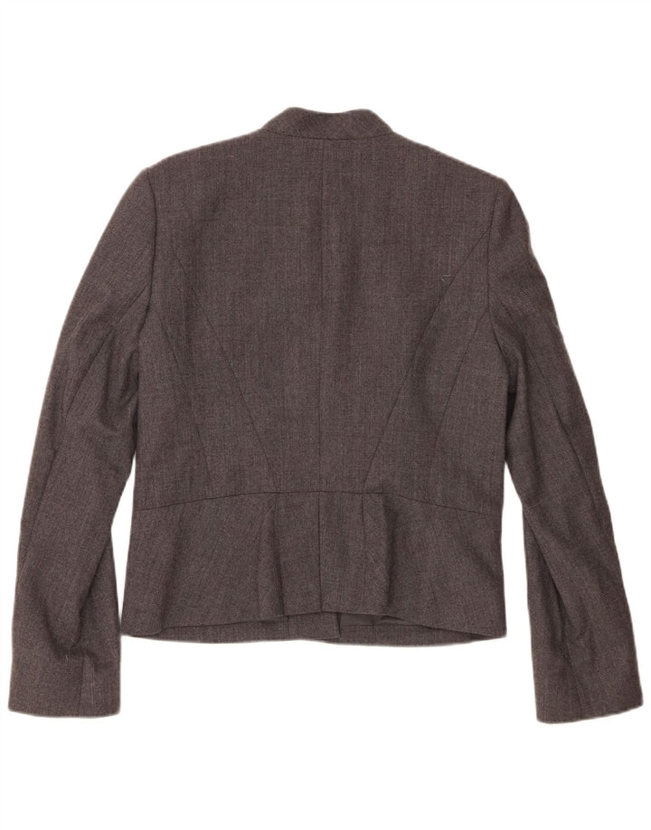 Hobbs Dame 1 Knap Blazer Jacket UK 12 Medium Grey Uld