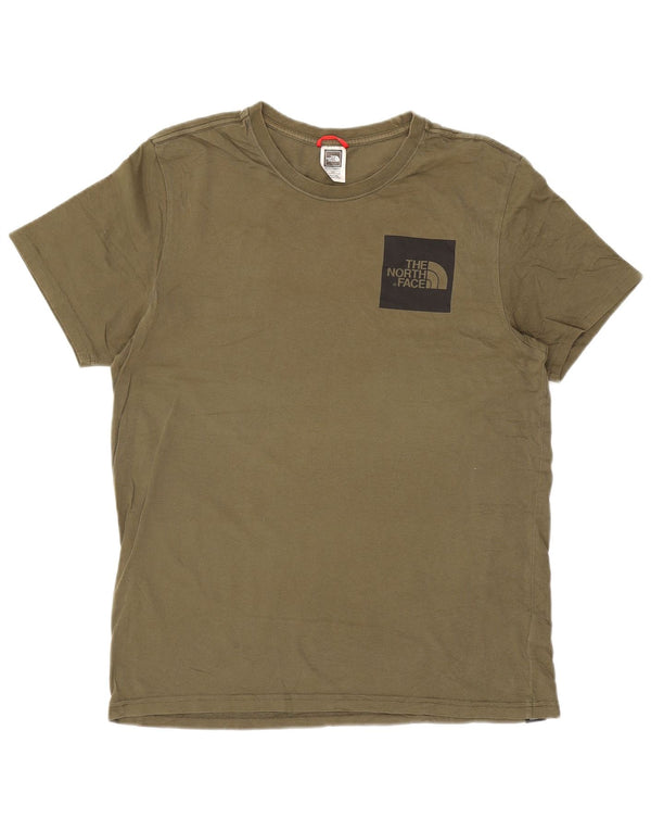 The North Face Herre T-Shirt Top Stor Khaki Bomuld